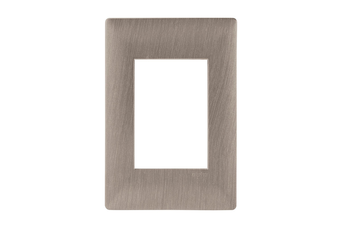 Tapa de 3 ventanas color acero claro E913ACE ALPHA