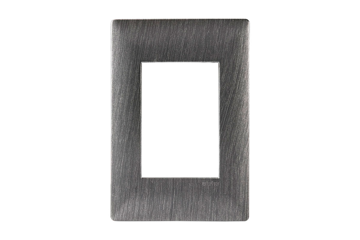 Tapa de 3 ventanas color acero oscuro E913ACO ALPHA