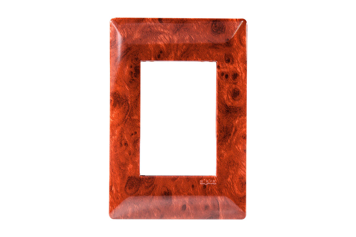Tapa de 3 ventanas color palo de rosa E913PRS ALPHA