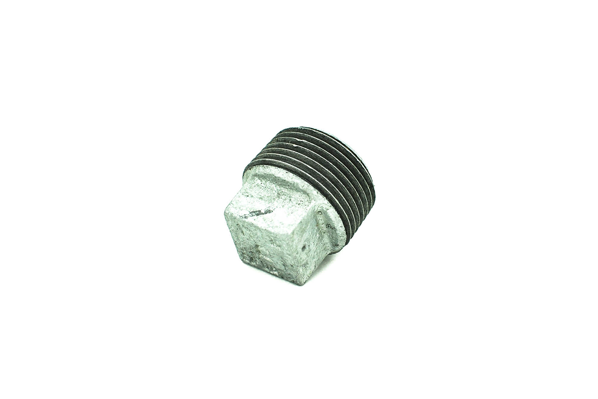 Tapn macho galvanizado 25 mm