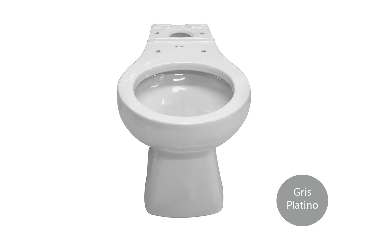 Taza redonda Jazmin color gris platino