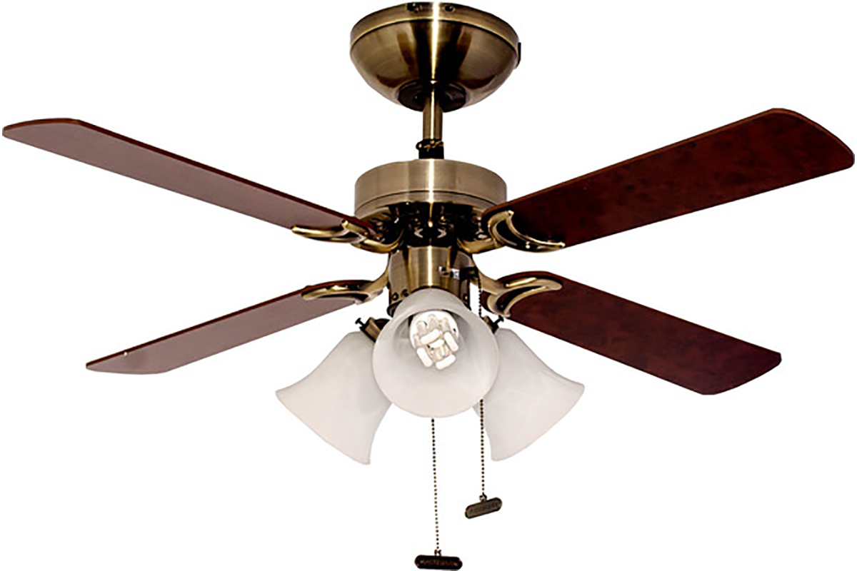 Ventilador Oporto de 3 luces 42