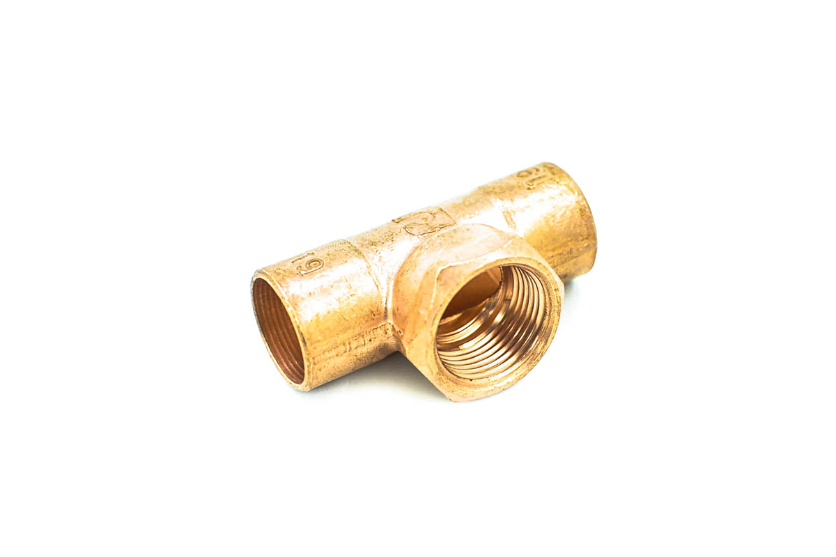 Tee cobre cobre fierro 51 mm (2