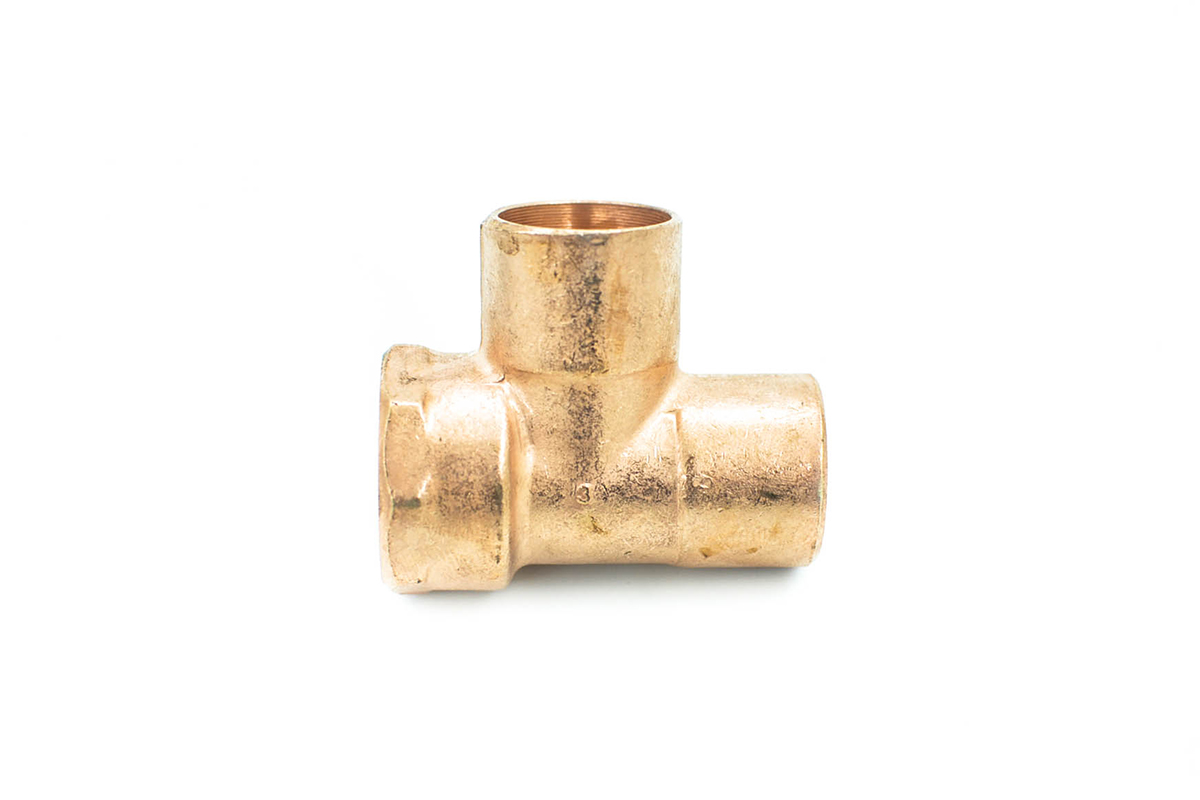 Tee cobre fierro cobre 19 mm (3/4