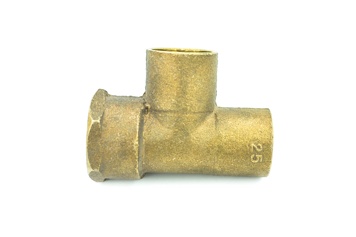 Tee cobre fierro cobre 25 mm (1