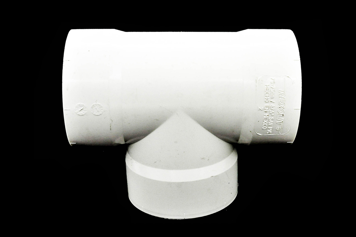 Tee de PVC 75 mm para cementar