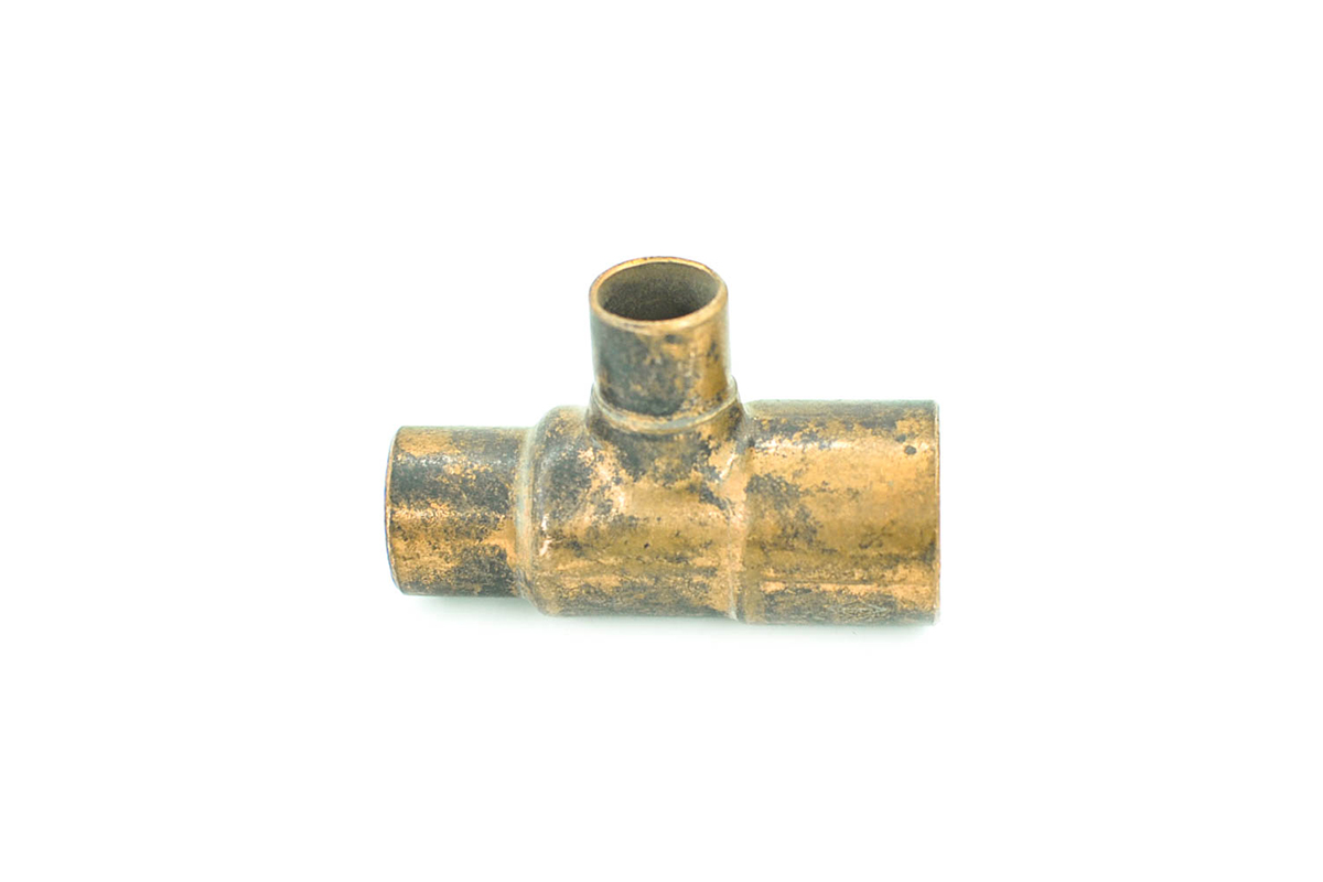 Tee reducida cobre 19 x 13 x 10 mm 