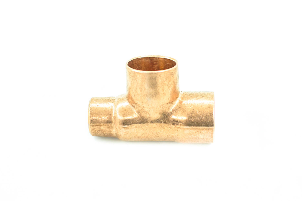 Tee reducida cobre 19 x 13 x 19 mm 
