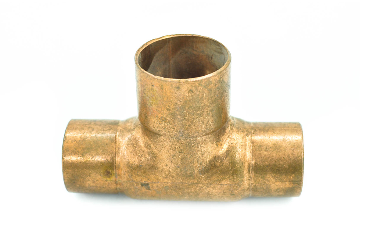 Tee reducida cobre 25 x 25 x 32 mm 