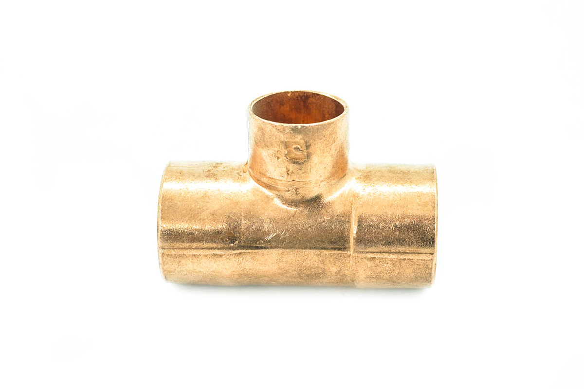 Tee reducida cobre 32 x 32 x 25 mm 