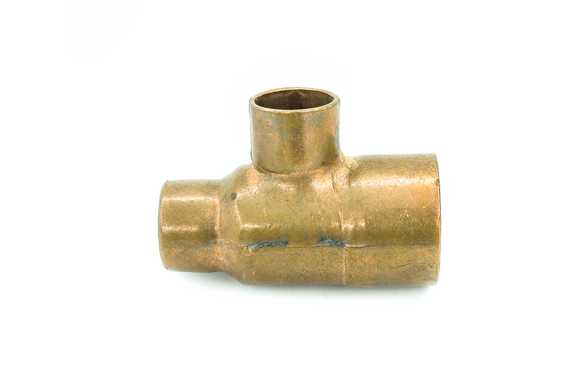 Tee reducida cobre 32 x 19 x 19 mm 