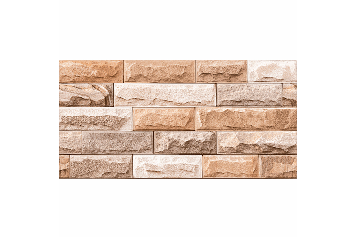 Fachaleta anticato bronce 3D 1A 30 x 60 cm, caja con 0.90 m2