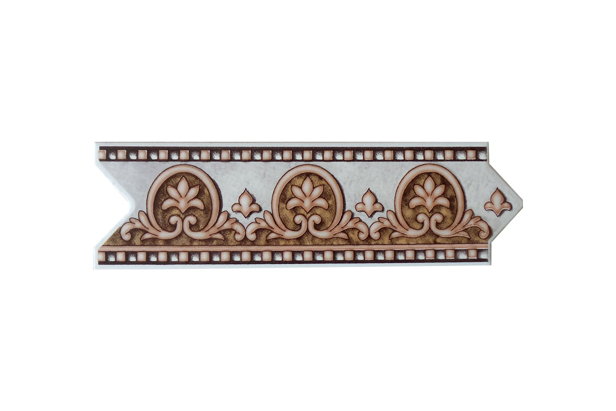 Listel beige para ba�o 8 x 25 cm 25F109
