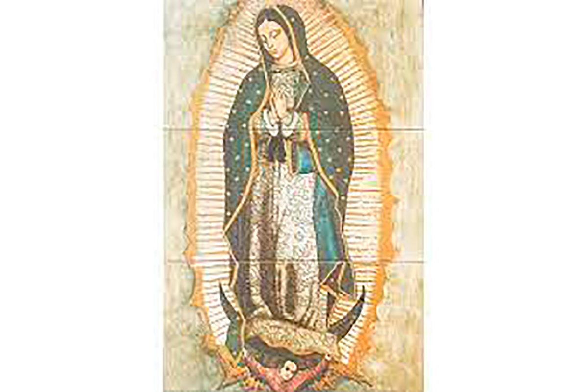 Retablo 1A 60 x 90 Virgen de Guadalupe 