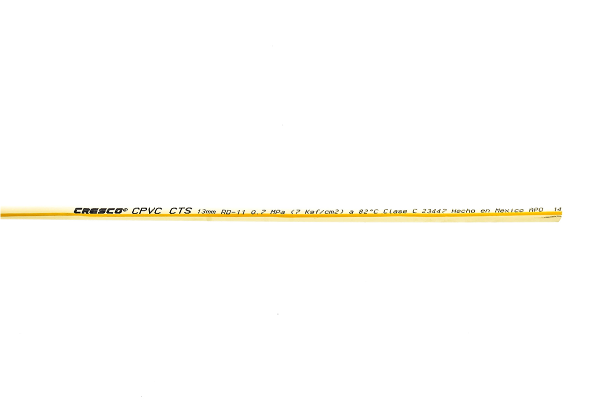 Tubo CPVC 13 mm RD-11