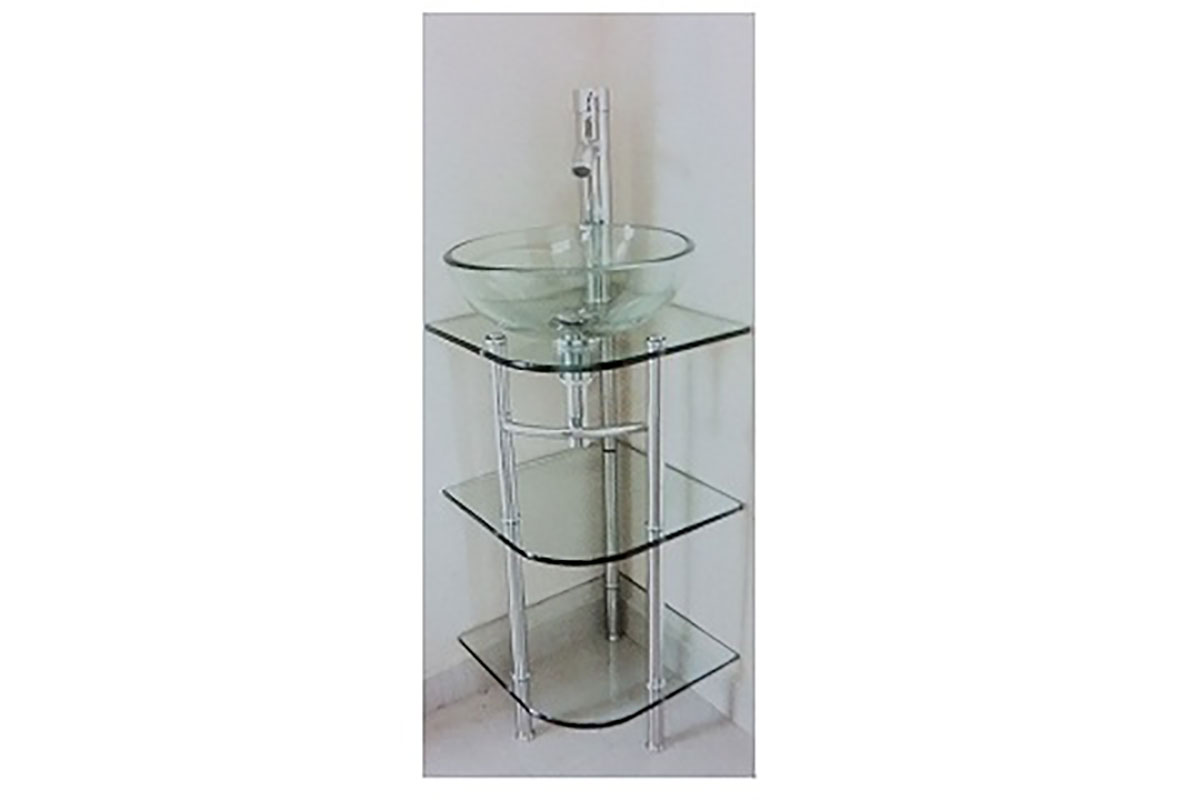 Tocador ATN-802 cristal transparente 20 x 35 x 67.50 cm