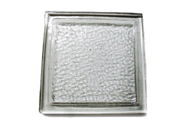 Tragaluz transparente 30 x 30 x 2 cm , baldosa de cristal espaol