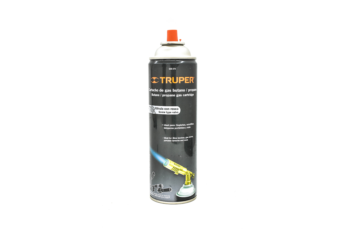 Gas butano propano desechable cilndrico 275 gr