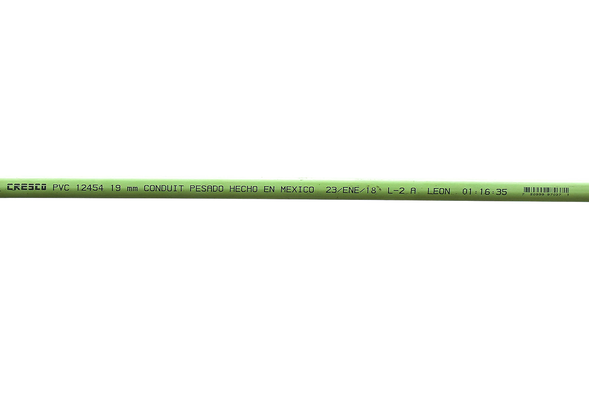 Tubo PVC conduit pesado 19 mm 