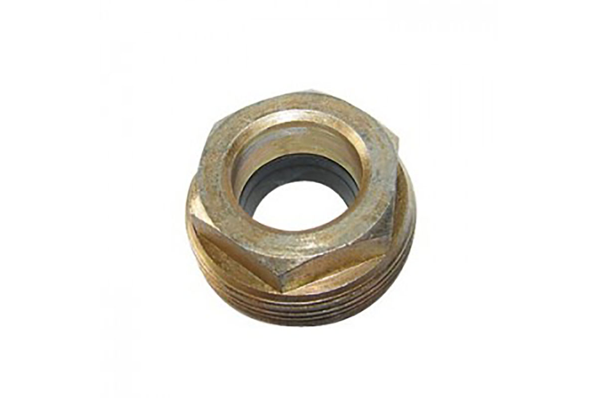 Tuerca estopera de bronce para vlvula de WC 452