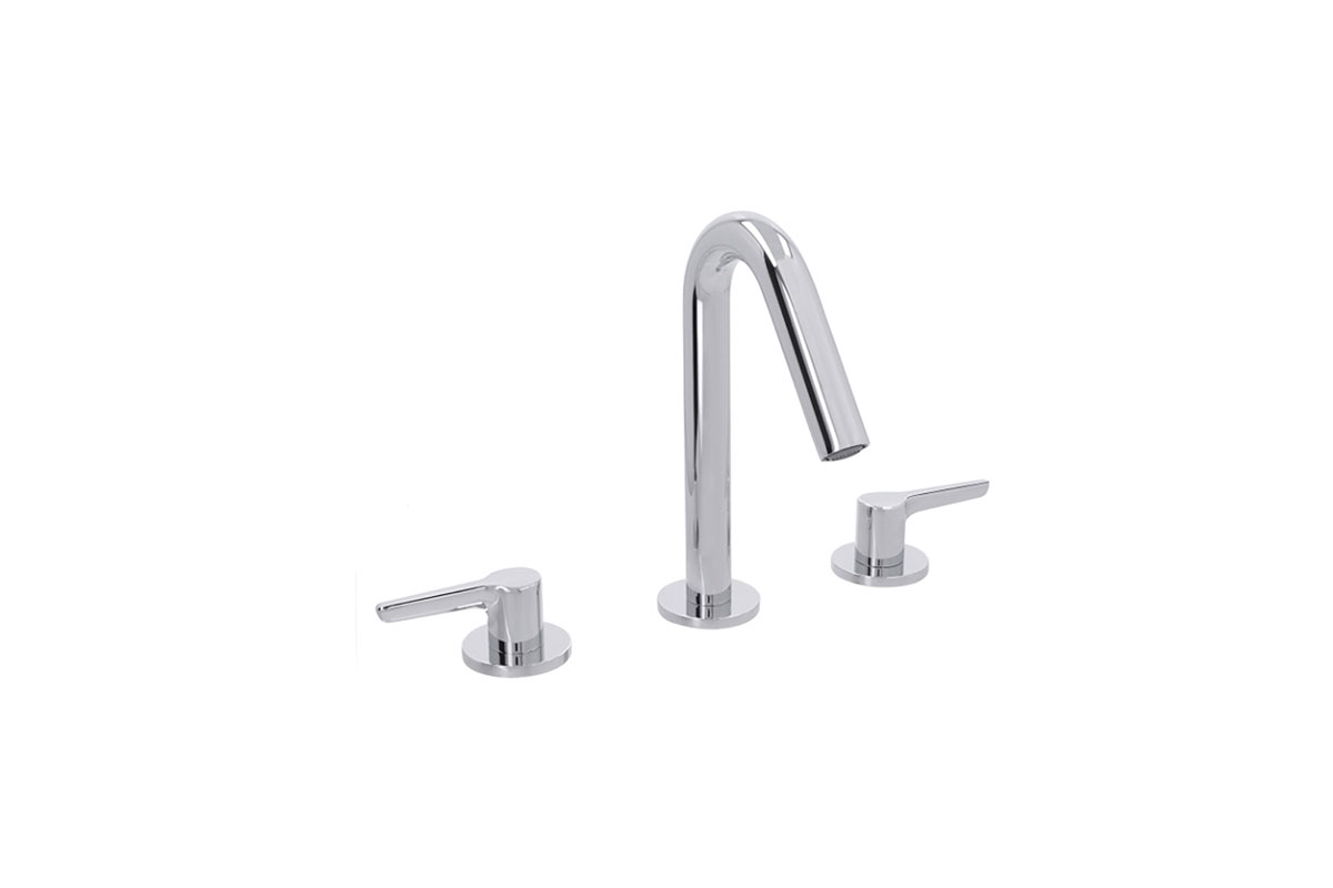 Mezcladora para lavabo 9466MD taladro separado Medameda acabado cromo 