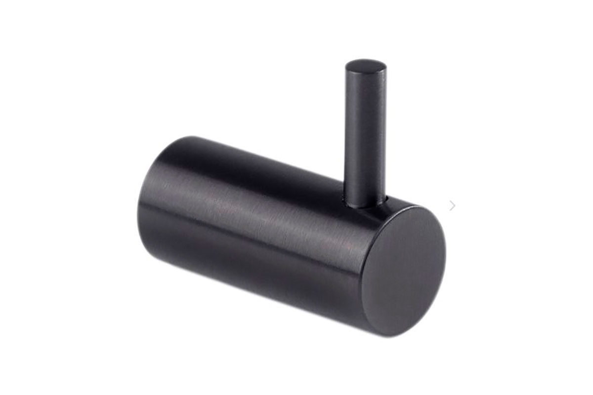 Gancho sencillo Inox INOX.06.2 acabado negro