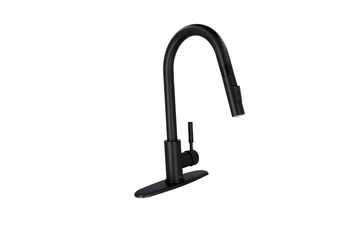 Monomando para fregadero 9498.2 acabado negro mate