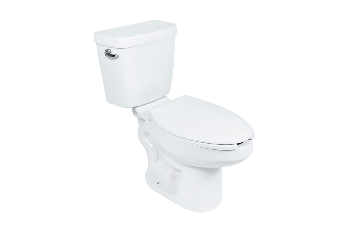 Sanitario alargado de manija lateral Arona color blanco 