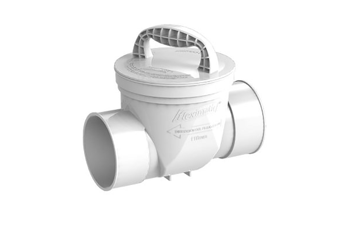 Cople anti-retorno ABS 110 mm 2644 para drenaje