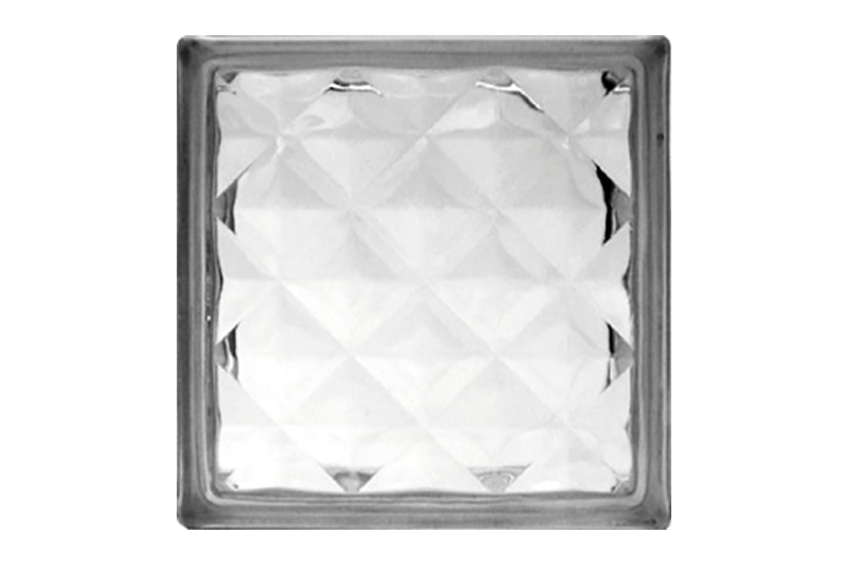 Vitroblock Diamante 19 x 19 x 8 cm 