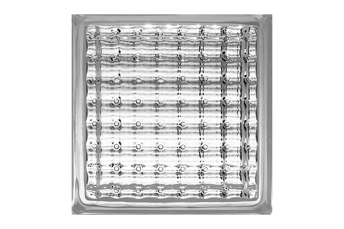 Vitroblock Rattan 19 x 19 x 8 cm 