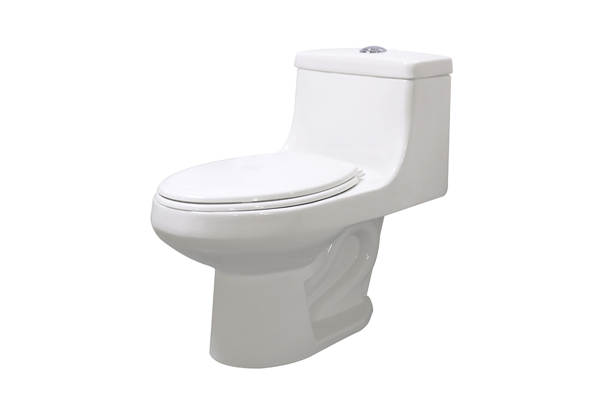 Inodoro alargado OP Sienna color blanco